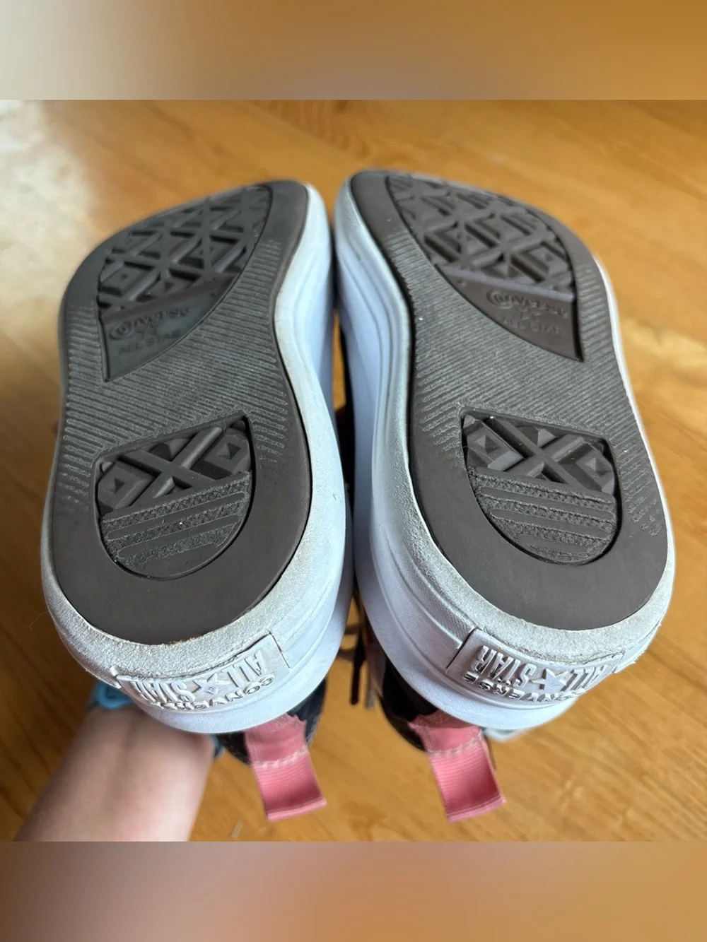 Converse Chuck Taylor Platform sneakers All Star Move high-top shoes Youth Sz 3
